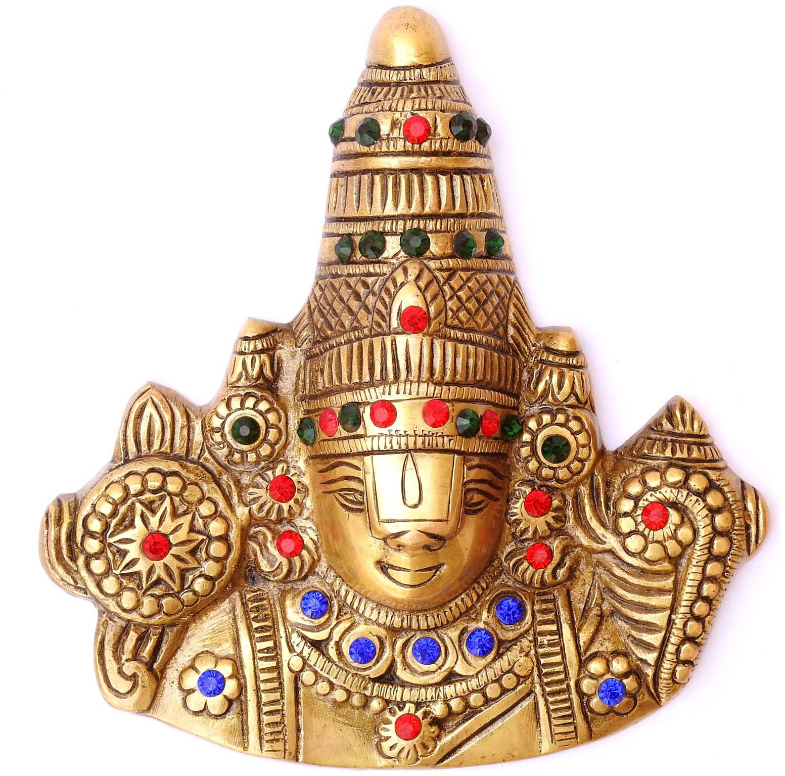 

Susajjit Decor Lord Balaji Brass Wall Hanging And Wall Decor