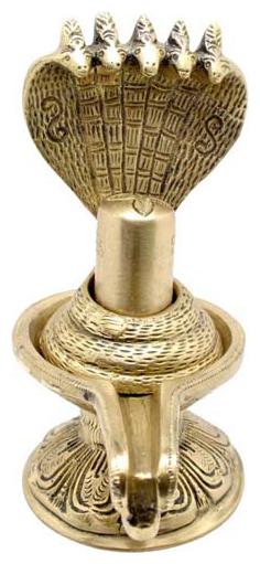 

Susajjit Decor Decorative Brass Shivling Symbol Of Lord Shiva Religious Statue Showpiece
