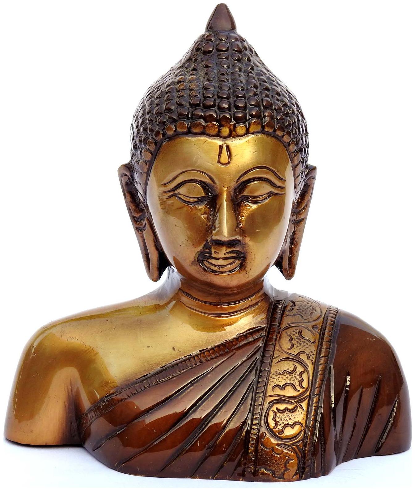 

Susajjit Decor Lord Gautam Buddha Brass Showpiece