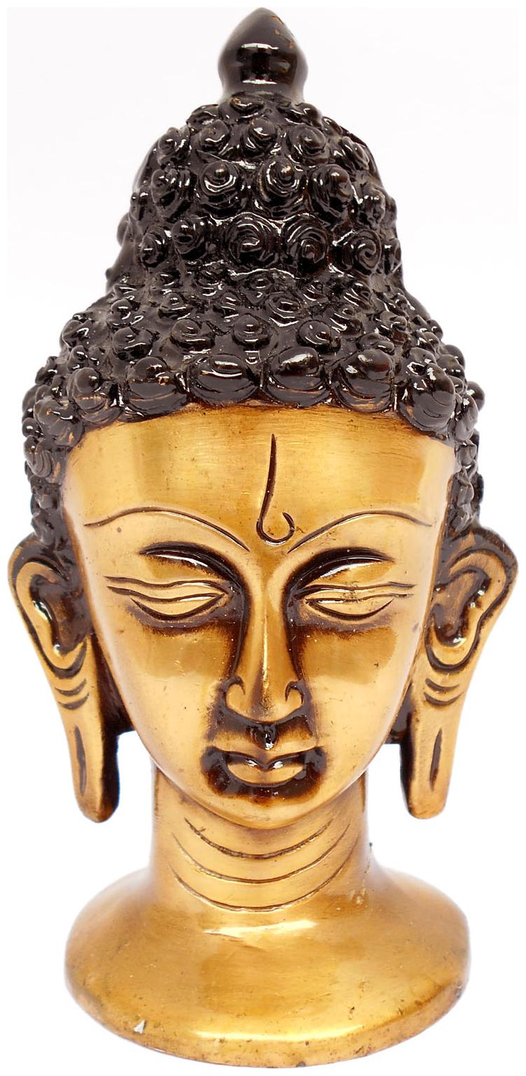 

Susajjit Decor Lord Gautam Buddha Brass Face Sculpture Home Decor
