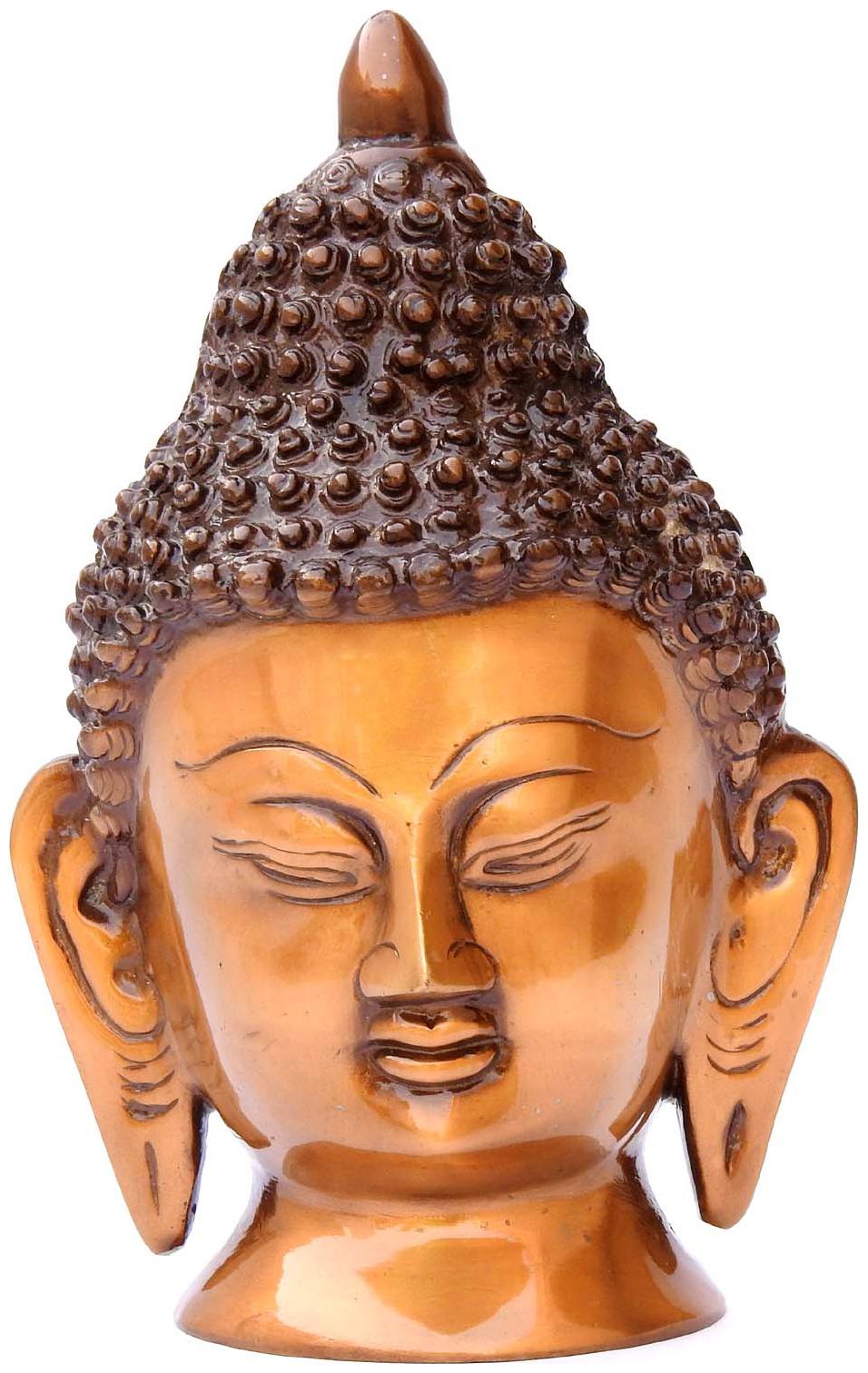 

Susajjit Decor Lord Gautam Buddha Face Wall Decor Antique Finish