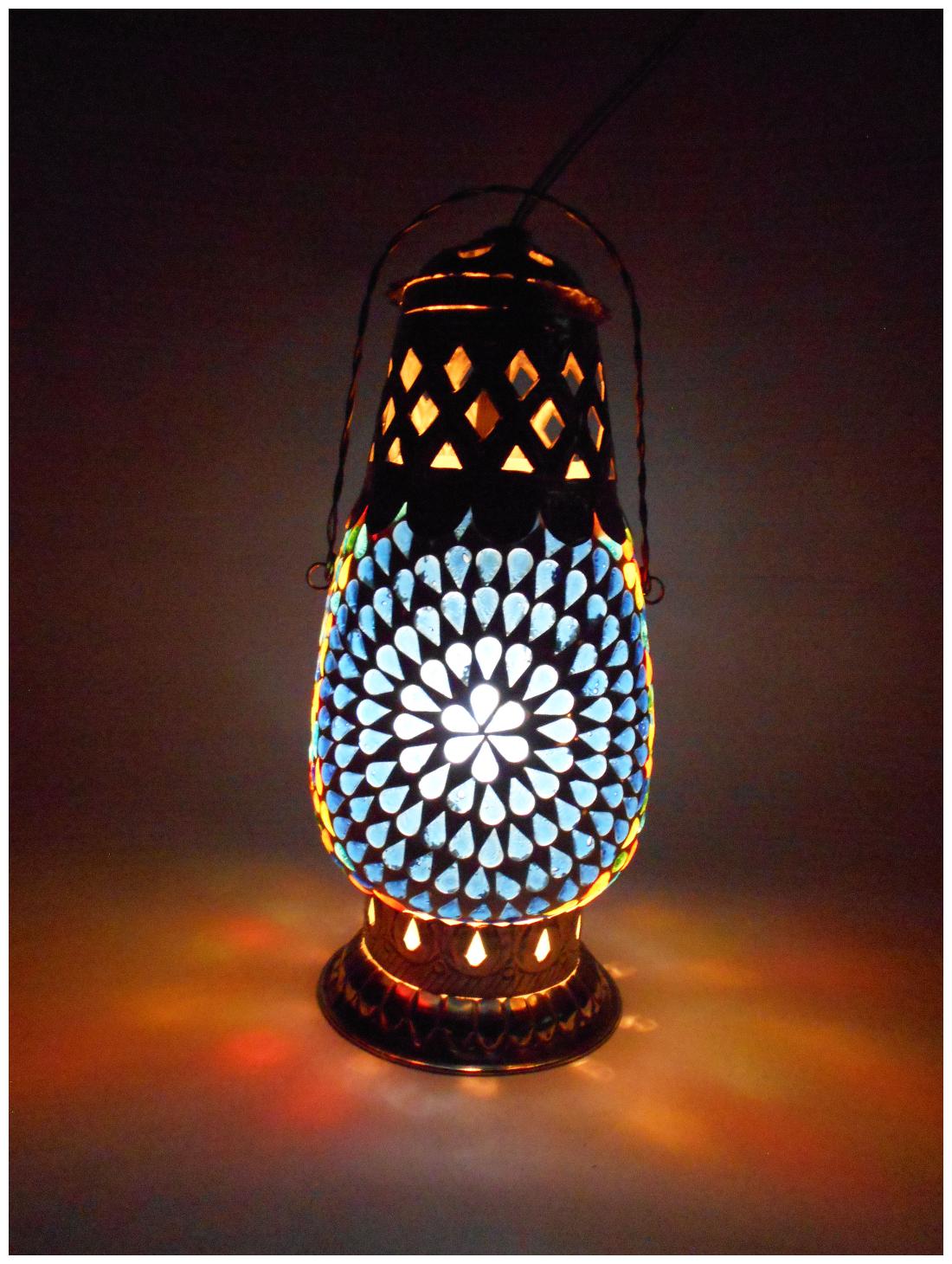 

Susajjit Fancy Lantern vintage style Hanging Lantern Unique Night Lamp for corner of your Bedroom perfect for Gift and Decoration of Home Hotel Restaurent
