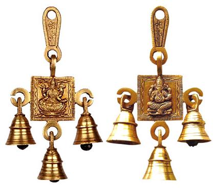 

Susajjit Lakshmi and Ganesha Wall Hanging Pair Wall Decoration of Brass
