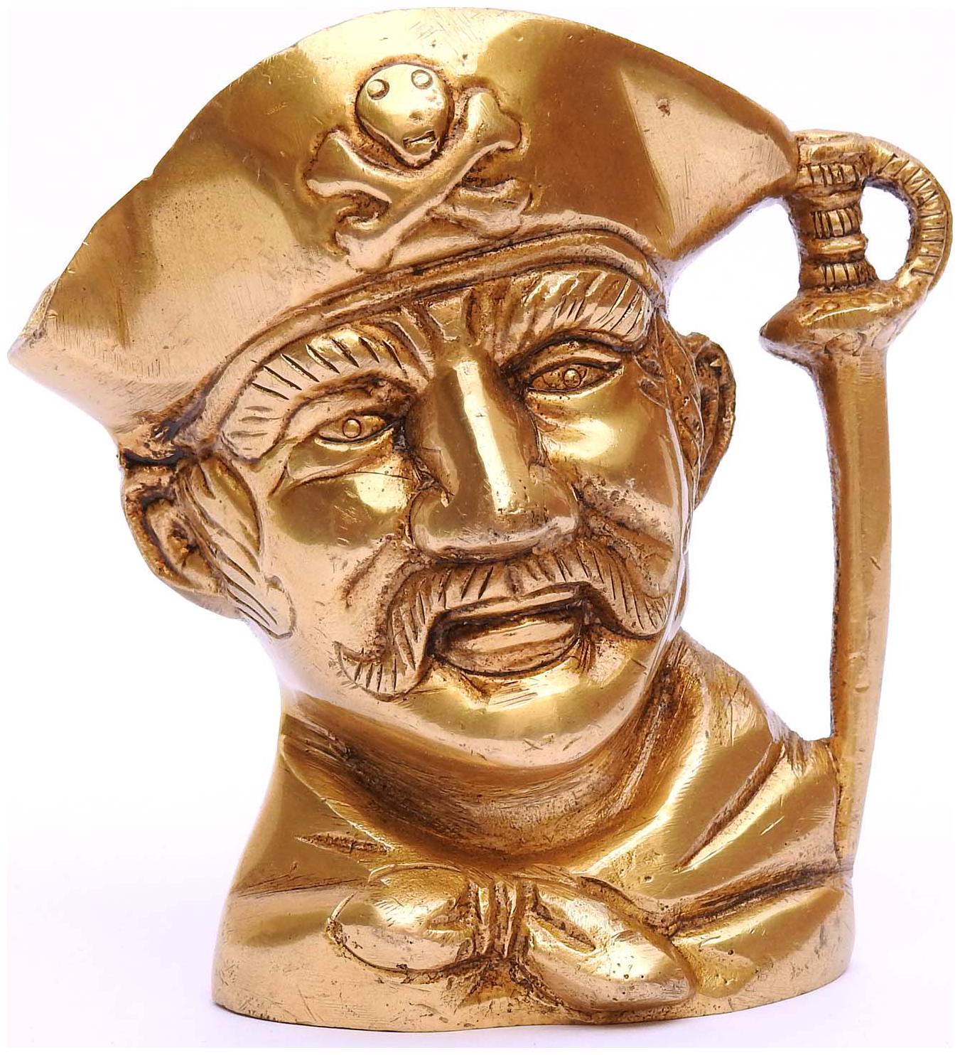 

Susajjit Pen Stand Sailor Face Made of Brass Gives Antique Look to your Office