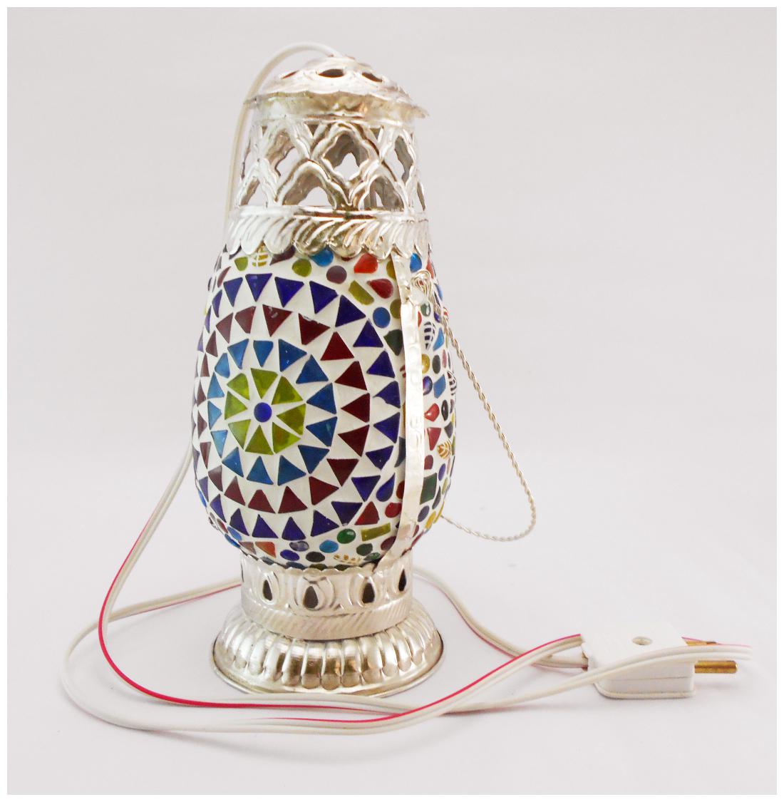 

Susajjit Vintage Look Marvelous Art work Decorative Showpiece Night Lamp Table Lamp Hanging Lantern for Indoor Outdoor Decoration