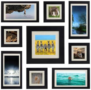 Buy Swadesi Stuff Photo Frame Collage For Wall Decor Set Of 9