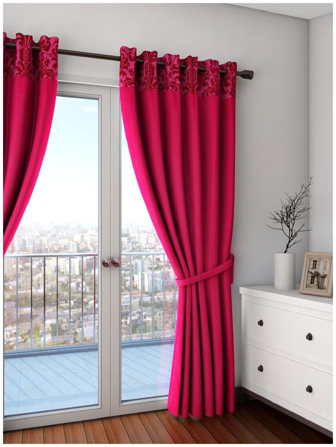 

Swayam Silk Window Blackout Brown Regular Curtain ( Eyelet Closure Solid )