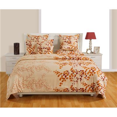 

Swayam Cotton Geometric Double Size Bedsheet 160 TC ( 1 Bedsheet With 2 Pillow Covers Cream )