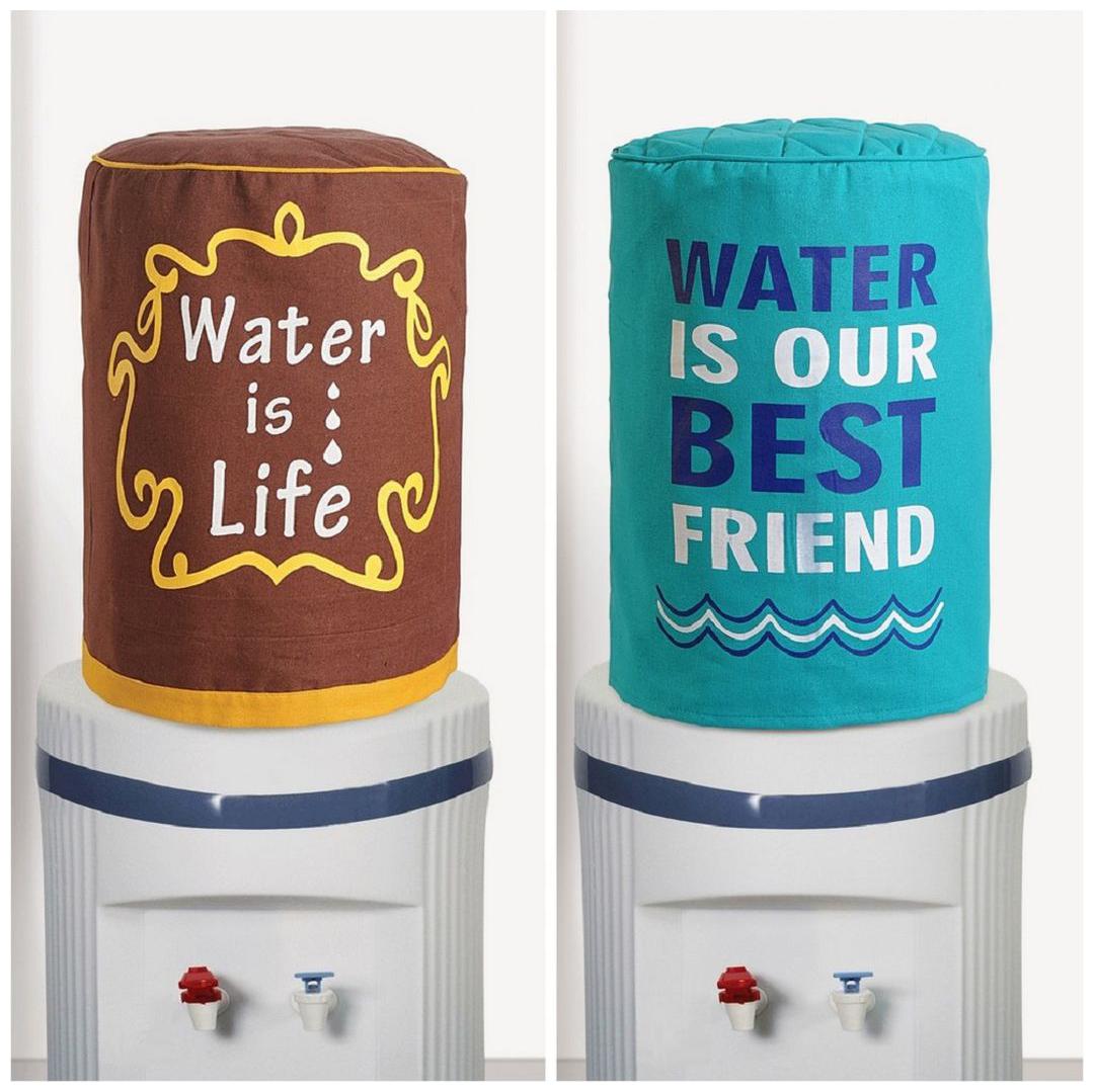 

Swayam Digitally Printed water dispenser Bottle Cover set of 2