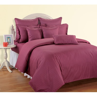 

Swayam Cotton Solid Double Size Bedsheet 150 TC ( 1 Bedsheet With 2 Pillow Covers Purple )