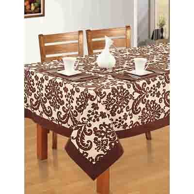 

SWAYAM Brown 6 Seater Flat Table Cover
