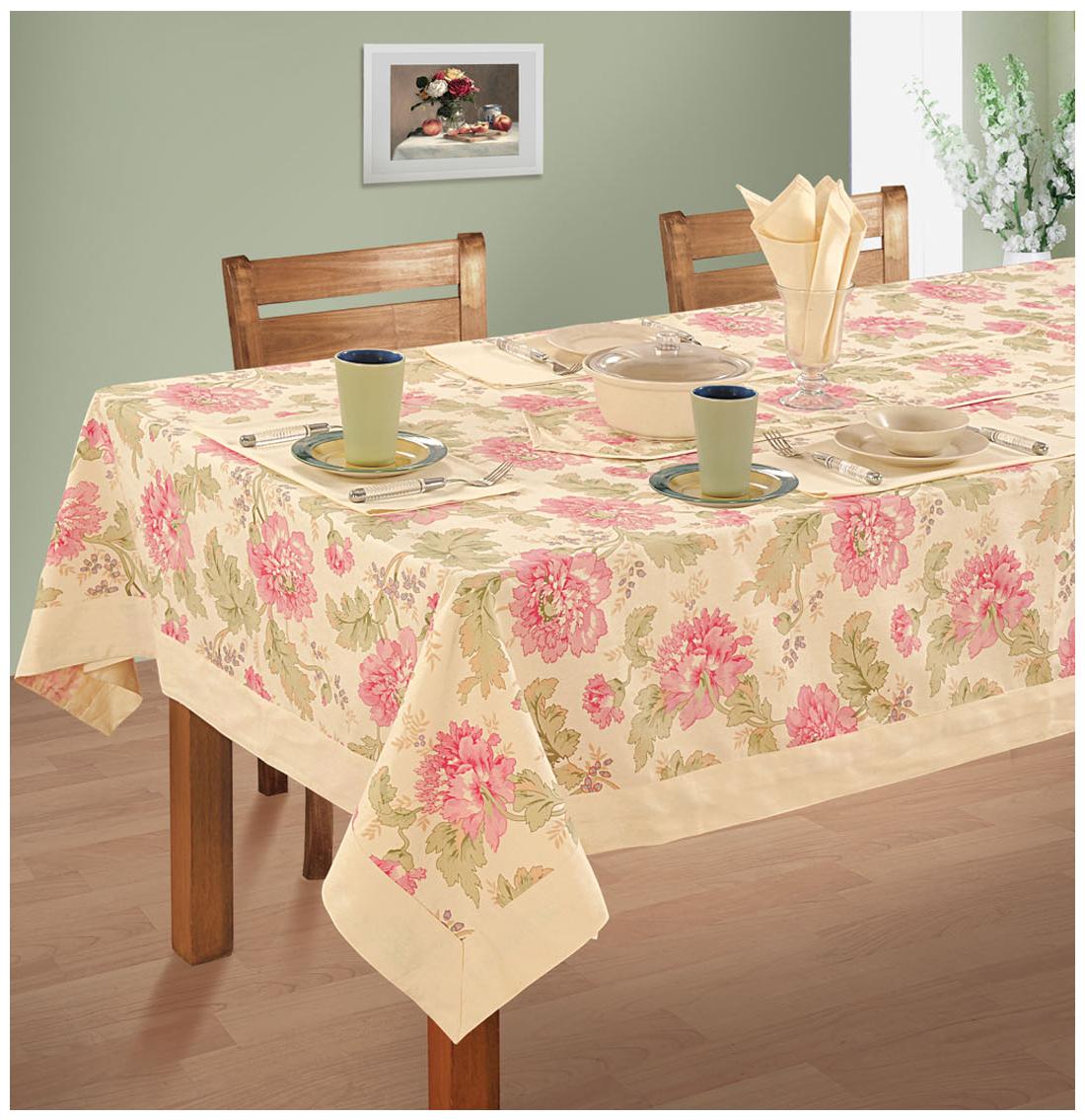

SWAYAM Cream 6 Seater Flat Table Cover