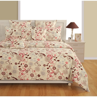 

Swayam Cotton Striped Single Size Bedsheet 144 TC ( 1 Bedsheet With 1 Pillow Covers White )