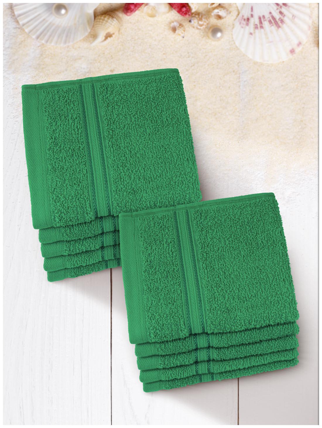 

Swiss Republic 480 GSM Cotton Face Towel ( 10 Pieces Green )