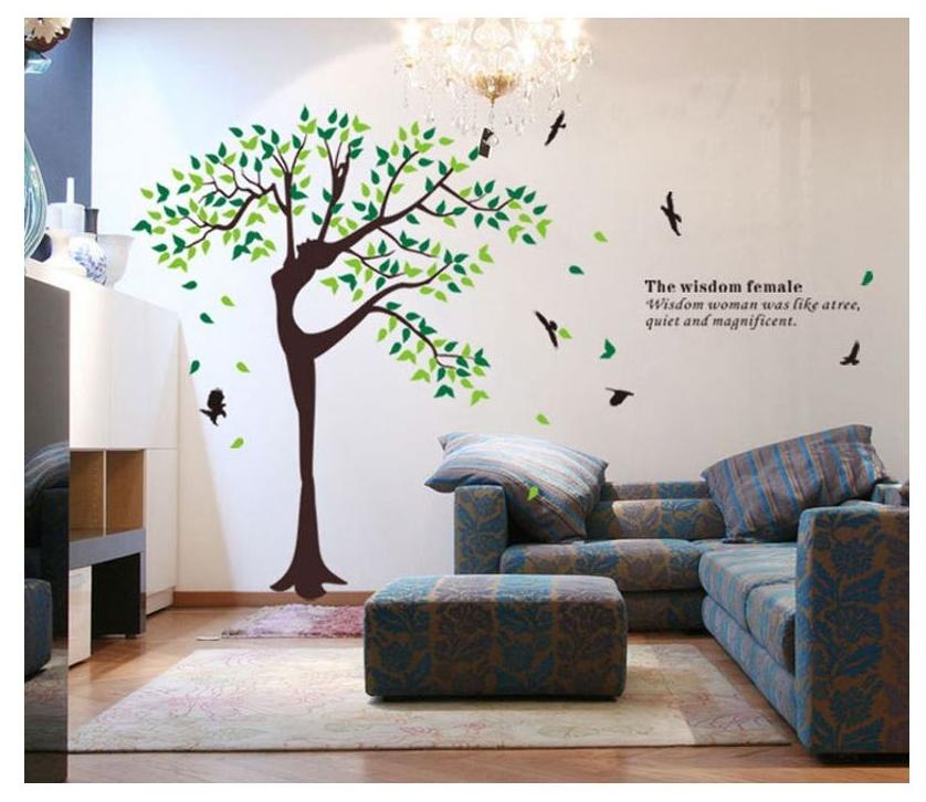 buy syga printed wall sticker ( set of 2 ) online at low prices in