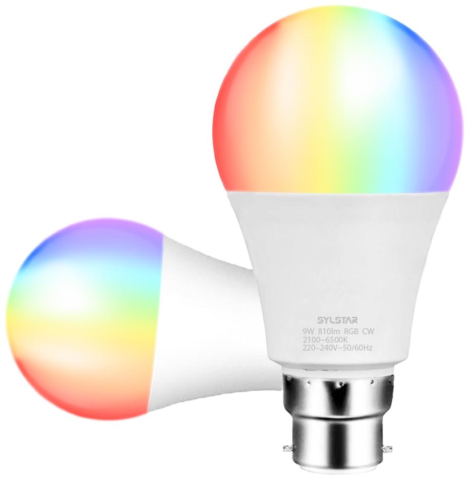 

SYLSTAR iSmart Led Smart Bulb B 22 (WiFi) 9W Dual Pack