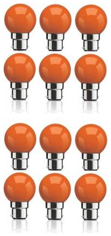 

SYSKA 0 5 W STANDARD B22 LED BULB (ORANGE PACK OF 12)