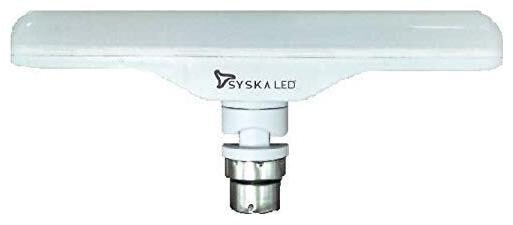 

Syska 10W B22 T-Bulb Lumispread LED Tube Light (Pure White)-1000 Lumens (Pack of 2)