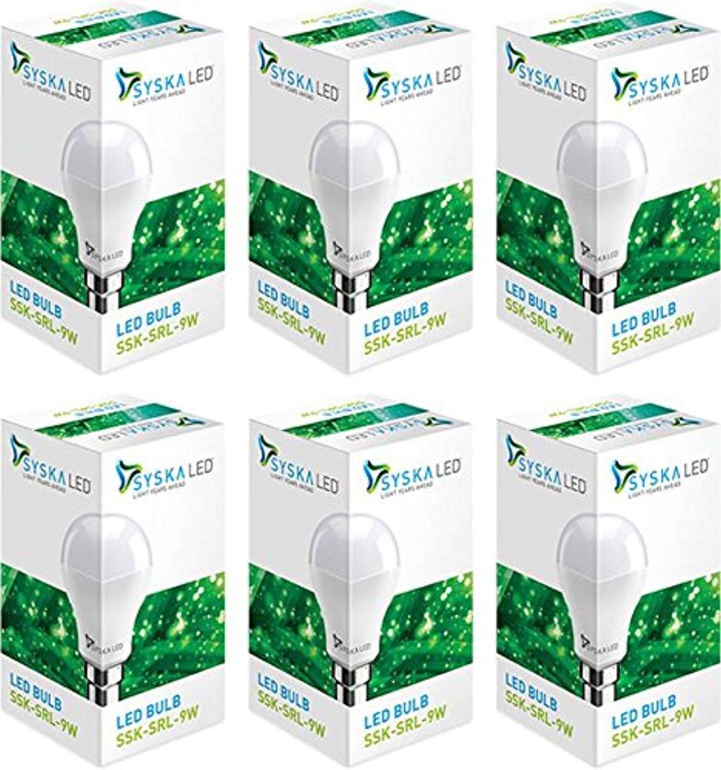 

Syska 9W Led Bulb-Pack of 6