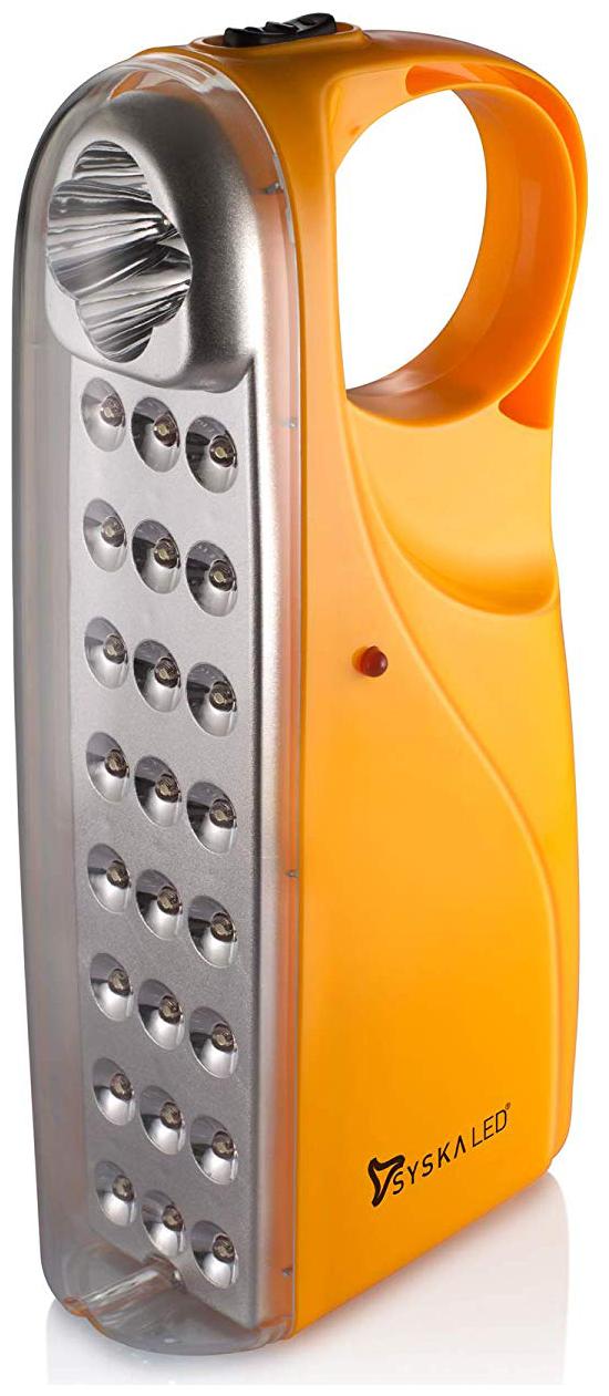 

Syska Eml-2842 Emergency Rechargeable Led Light (Yellow)