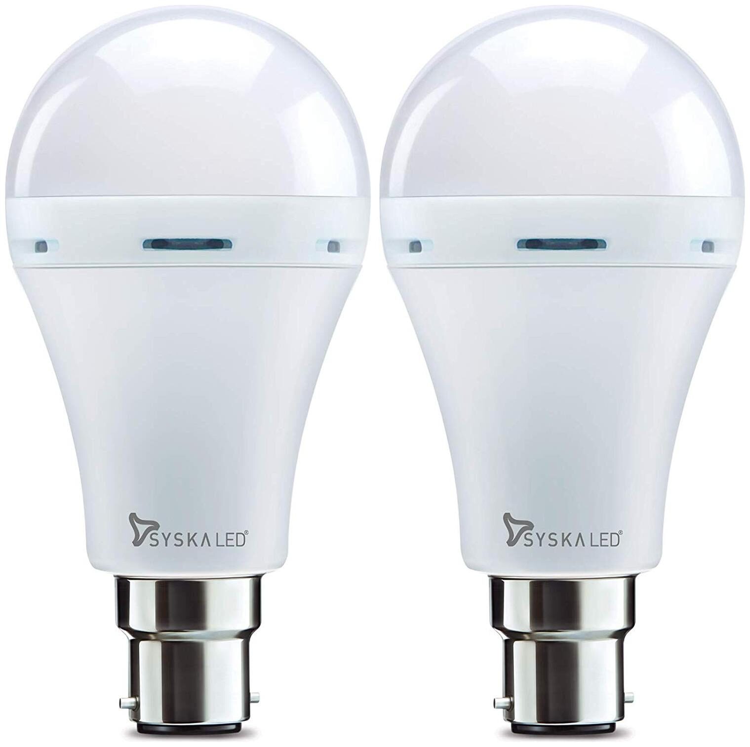 

Syska Rechargeable 7W Emergency Bulb SSK-EMB-07 (Pack of 2)