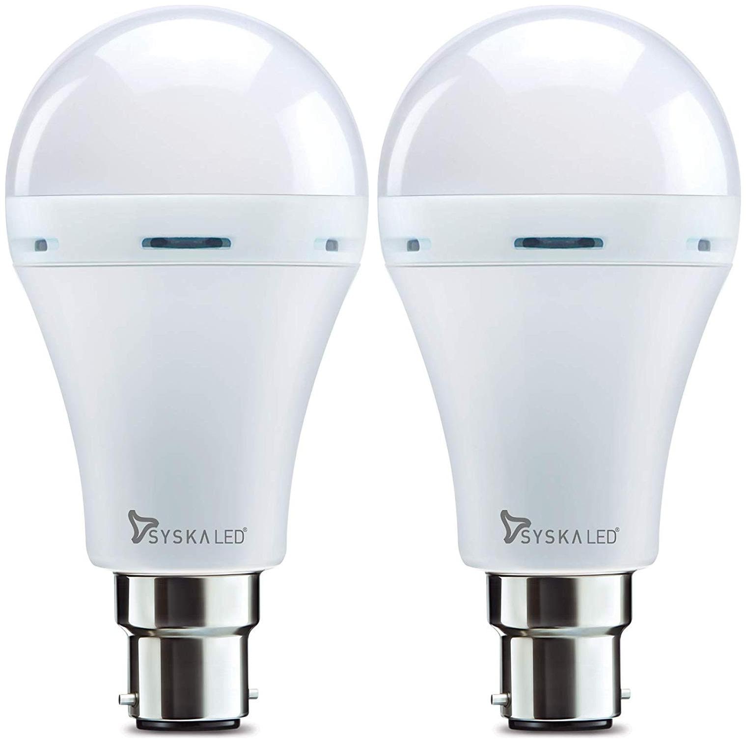 

Syska Rechargeable 7W Emergency Bulb SSK-EMB-07 (Pack of 2)
