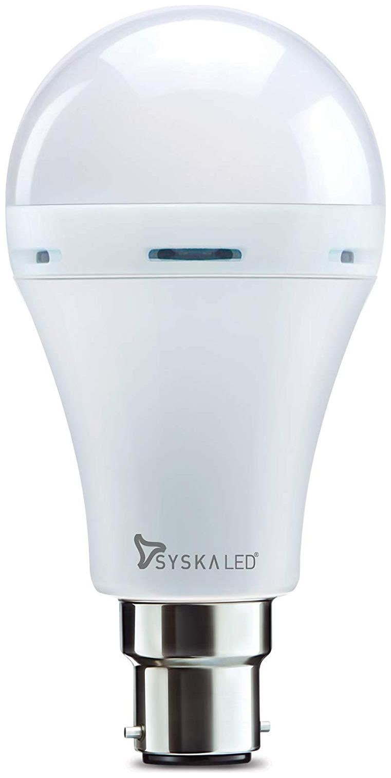 

Syska SSK-EMB-07-01 7-W Rechargeable LED Emergency Bulb (Cool White)