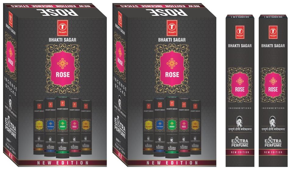 

T-Series Bhakti Sagar New Edition Rose Incense Sticks