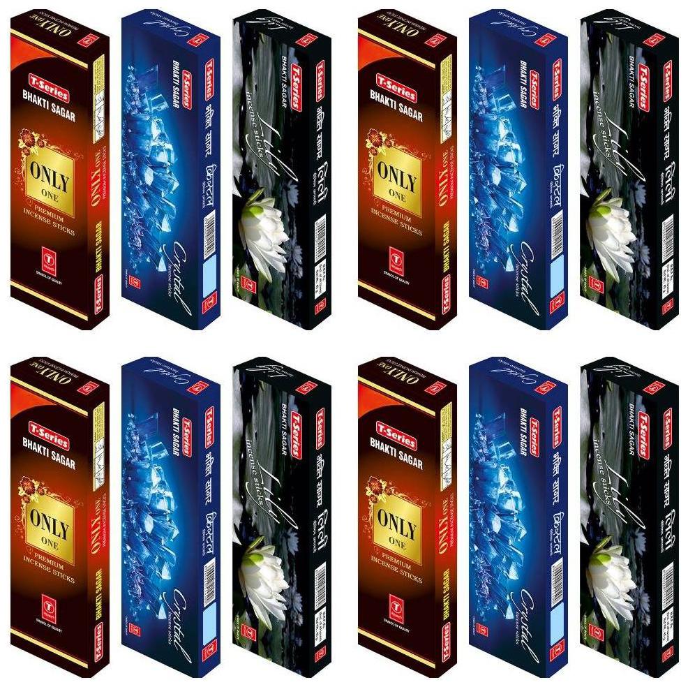 

T-Series Bhakti Sagar Premium Quality Incense Sticks Combo (Pack of 12)