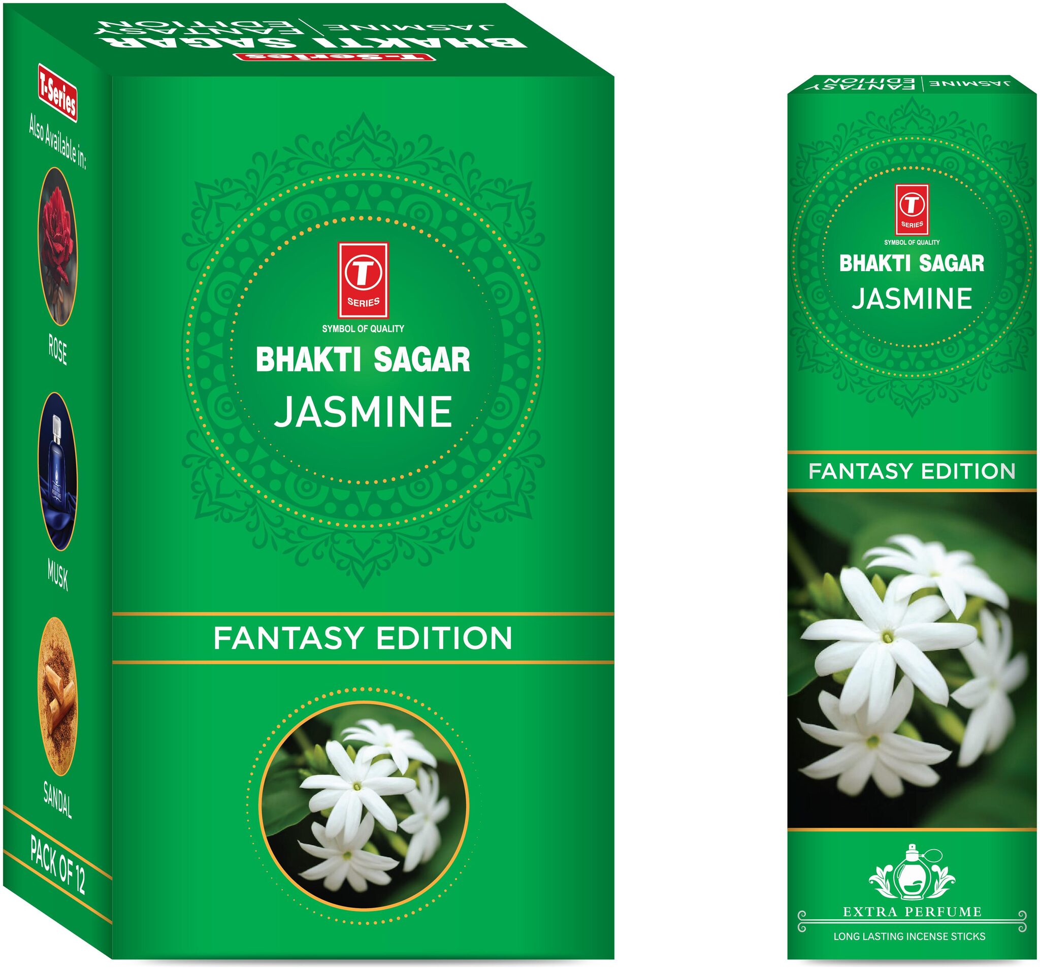 

T-Series Bhakti Sagar Fantasy Edition Jasmine Incense Sticks
