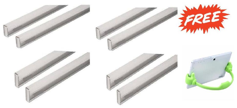 

T5 4 FT LED TUBE LIGHT (PACK OF 8) COOL WHITE COLOR GOOD QUALITY 18WATT
