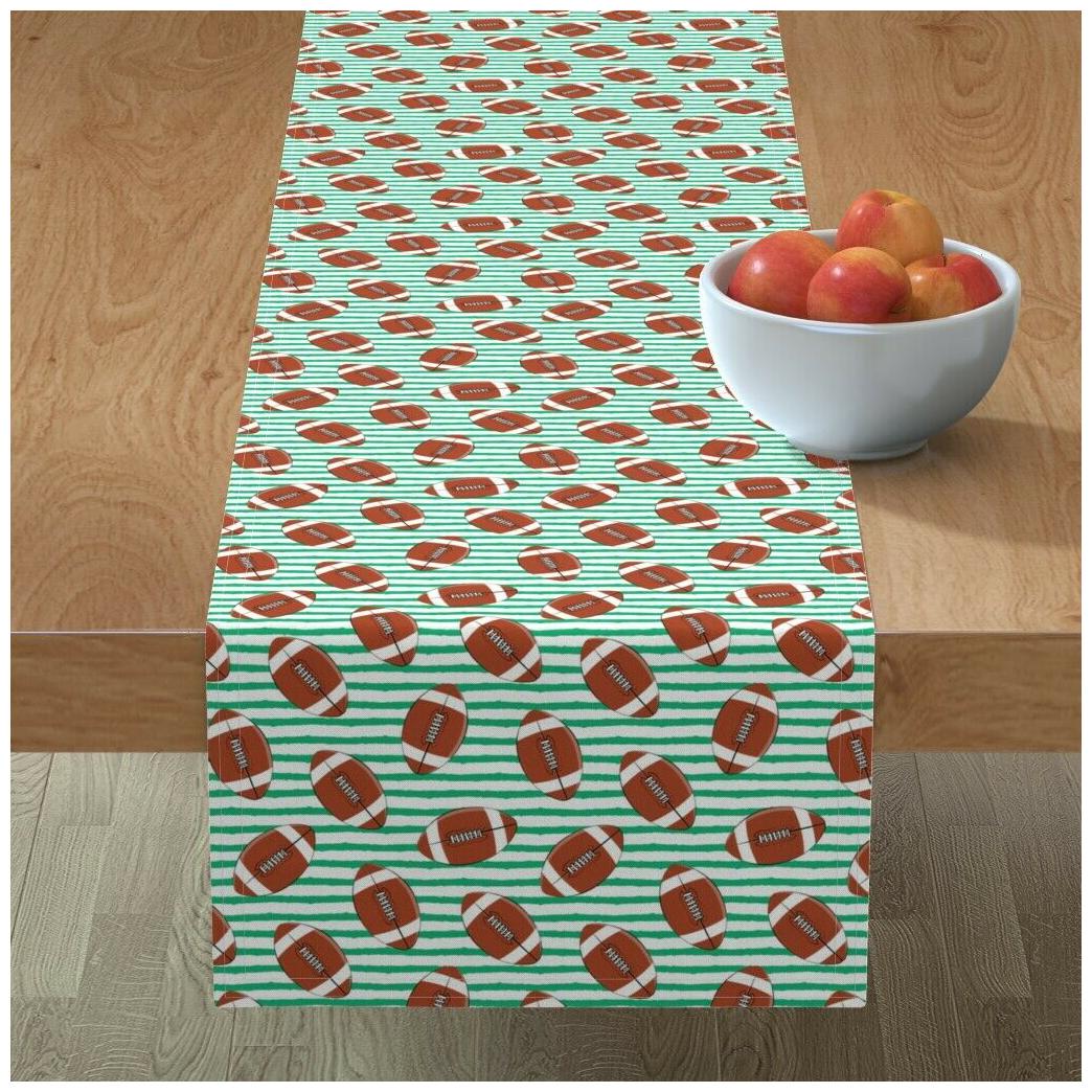

Table Runner College Football Football Football Sports Sports Cotton Sateen