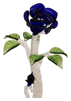 

Tailos Blue Glass Rose