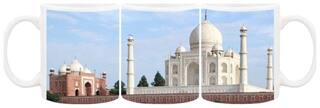 Taj Mahal Ceramic Coffee Mug by AshvahTM - MUG691