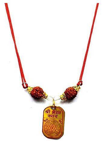 

Takshila Gems Sri Bhairav Raksha Kavach Yantra Pendant Blessed And Energized