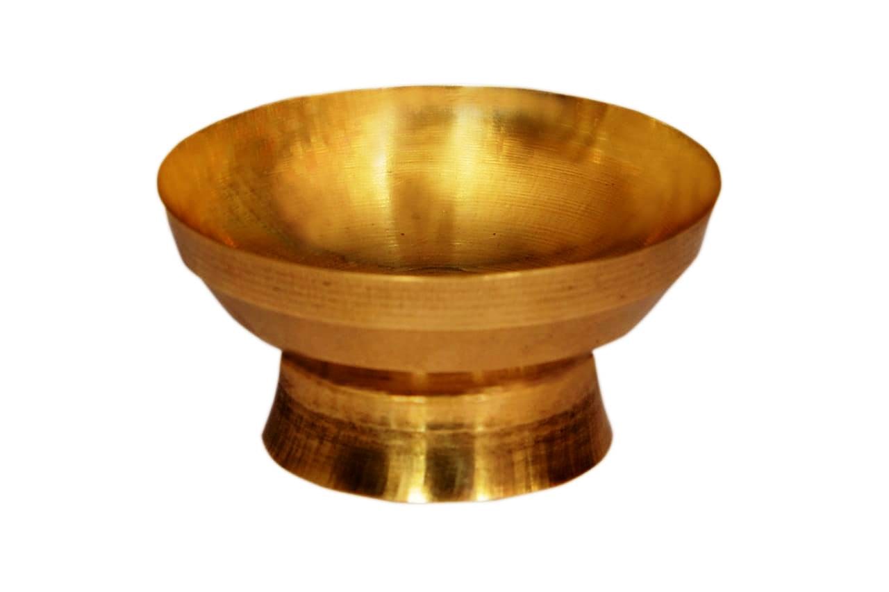 

Takshila Gems Brass Puja Diya Pooja Deepak Pital ka Diya (Pooja Oil Lamp)
