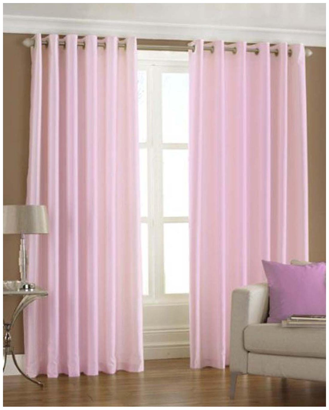 

Tanishka High Quality Eyelet Door Curtains - 4x7 ft (Set Of 2)