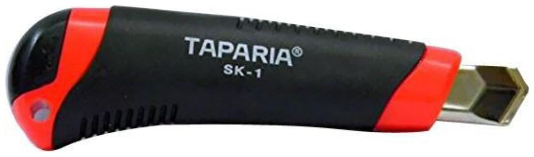 

Taparia SK-1 M Snap of cutter Rubber Grip Guillotine Paper Cutter (Set Of 1 Red and black)