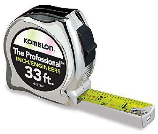 

Tape Measure Highvisibility Engineer Scale Printed Nylon Coated Blade Slide Lock