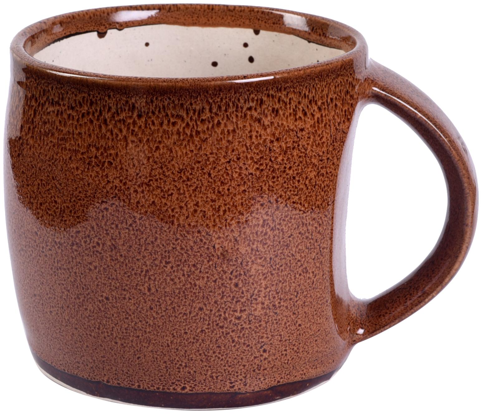 

Tashveen Articles Ceramic Planter (Brown Studio Mug Planter) Indoor planter Outdoor Planter Pot