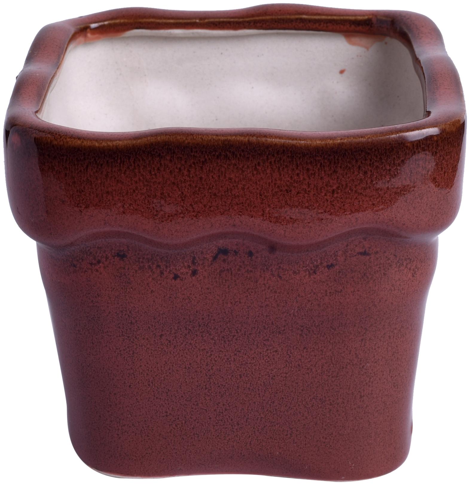 

Tashveen Articles Ceramic Planter (Brown Square Planter) Indoor planter Outdoor Planter Pot
