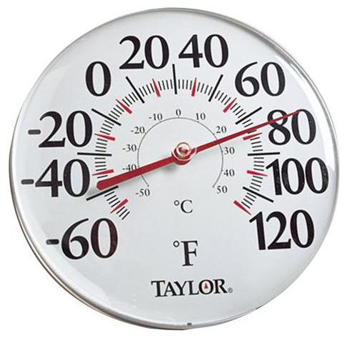 

Taylor Precision 49562J 60 - 120 deg F Wall Mount Dial Thermometer