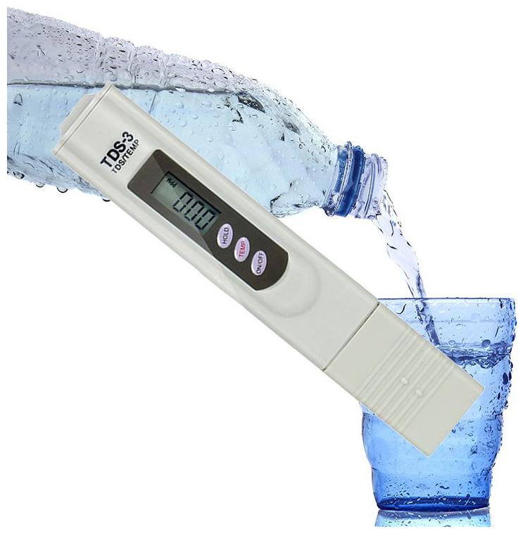 

TDS Meter Water Purity Tester Temperature Display for RO Service with Built-in Bath Thermometer