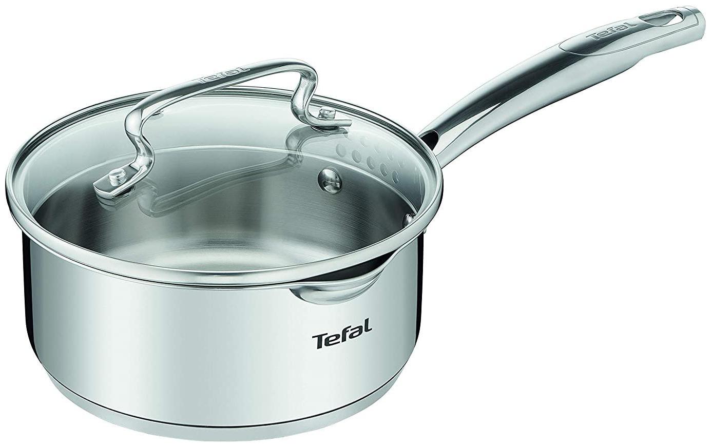 

Tefal Silver Stainless Steel cm Sauce Pan With Lid