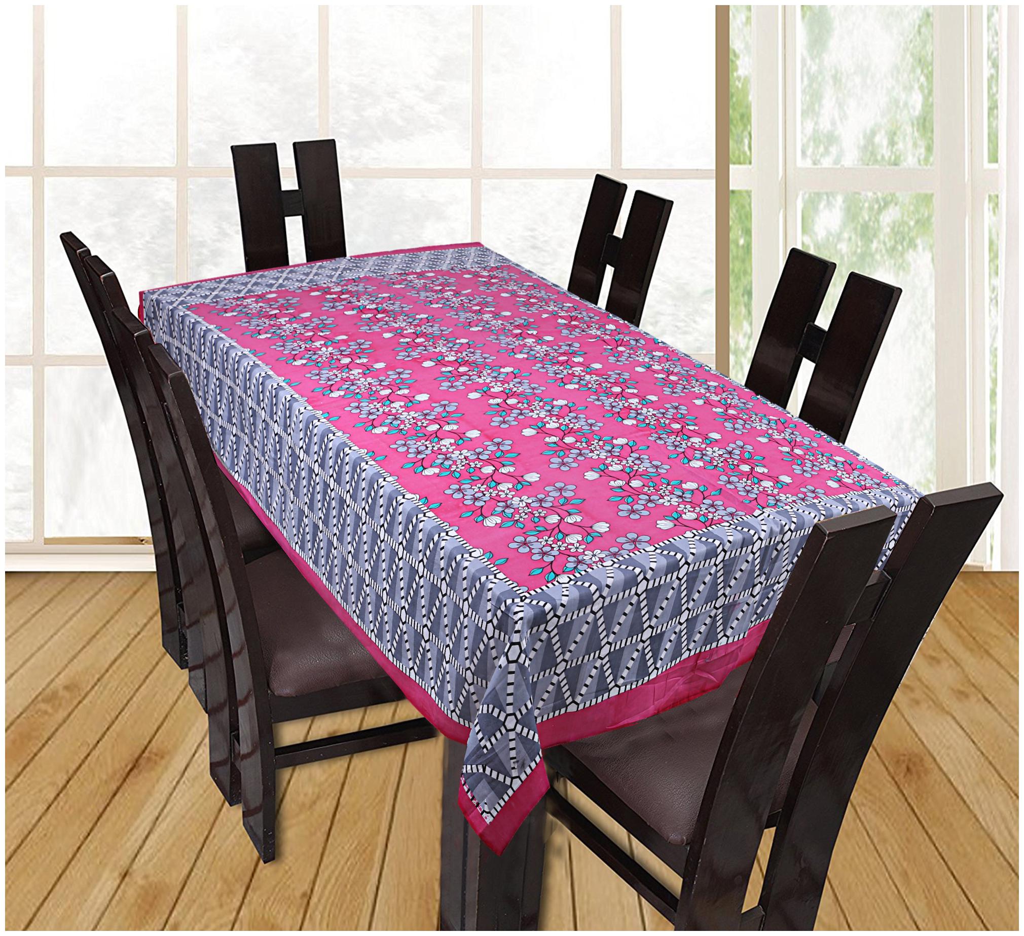 

Texstylers 100 Cotton Screen Print 6 Seater Dining Table Cover