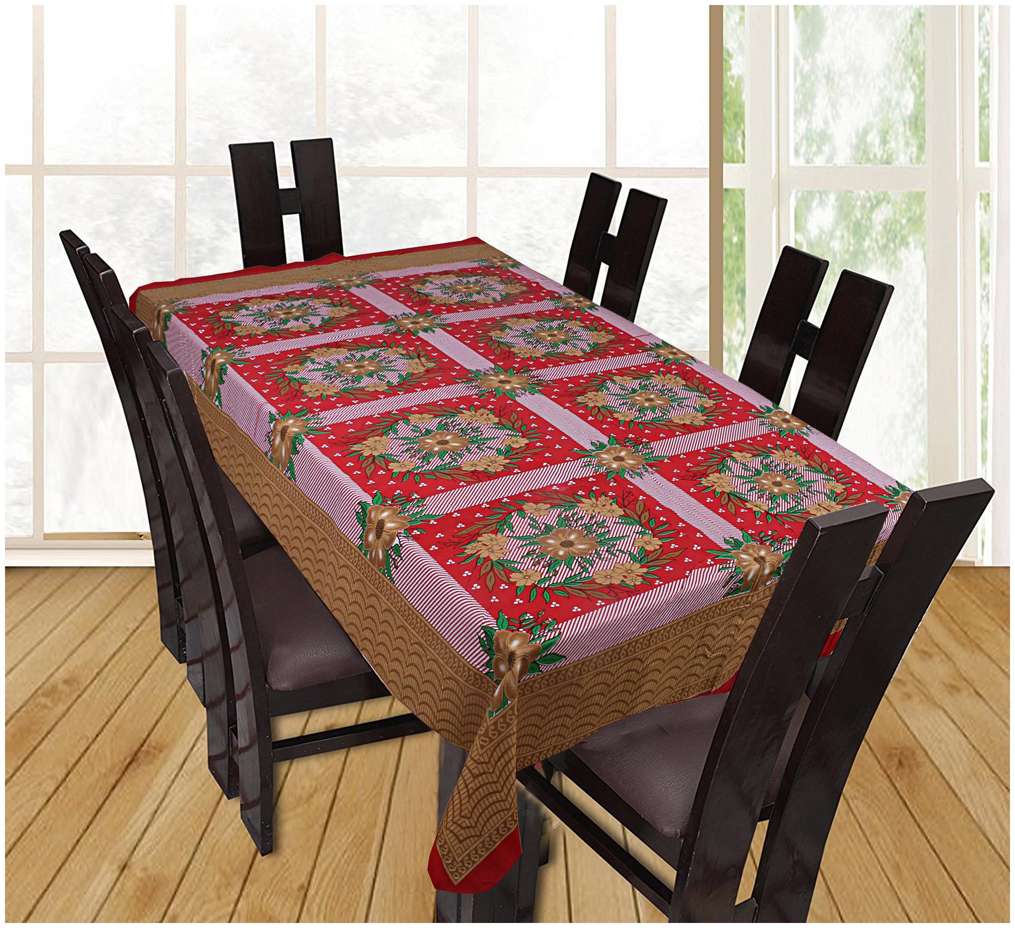 

Texstylers 100 Cotton Screen Print 6 Seater Dining Table Cover
