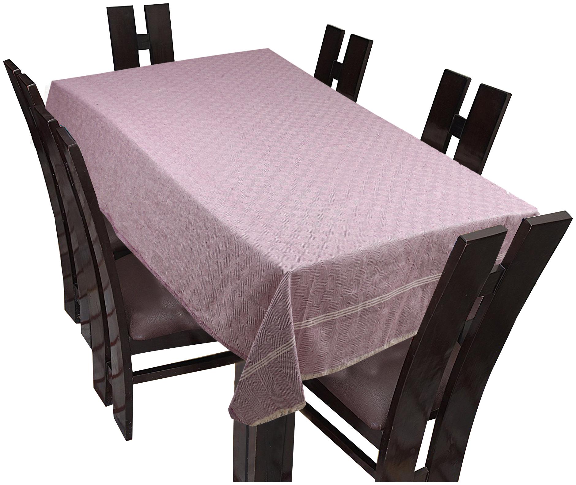 

TEXSTYLERS Cotton Table cover Cloth Maroon Cotton Pack of 1