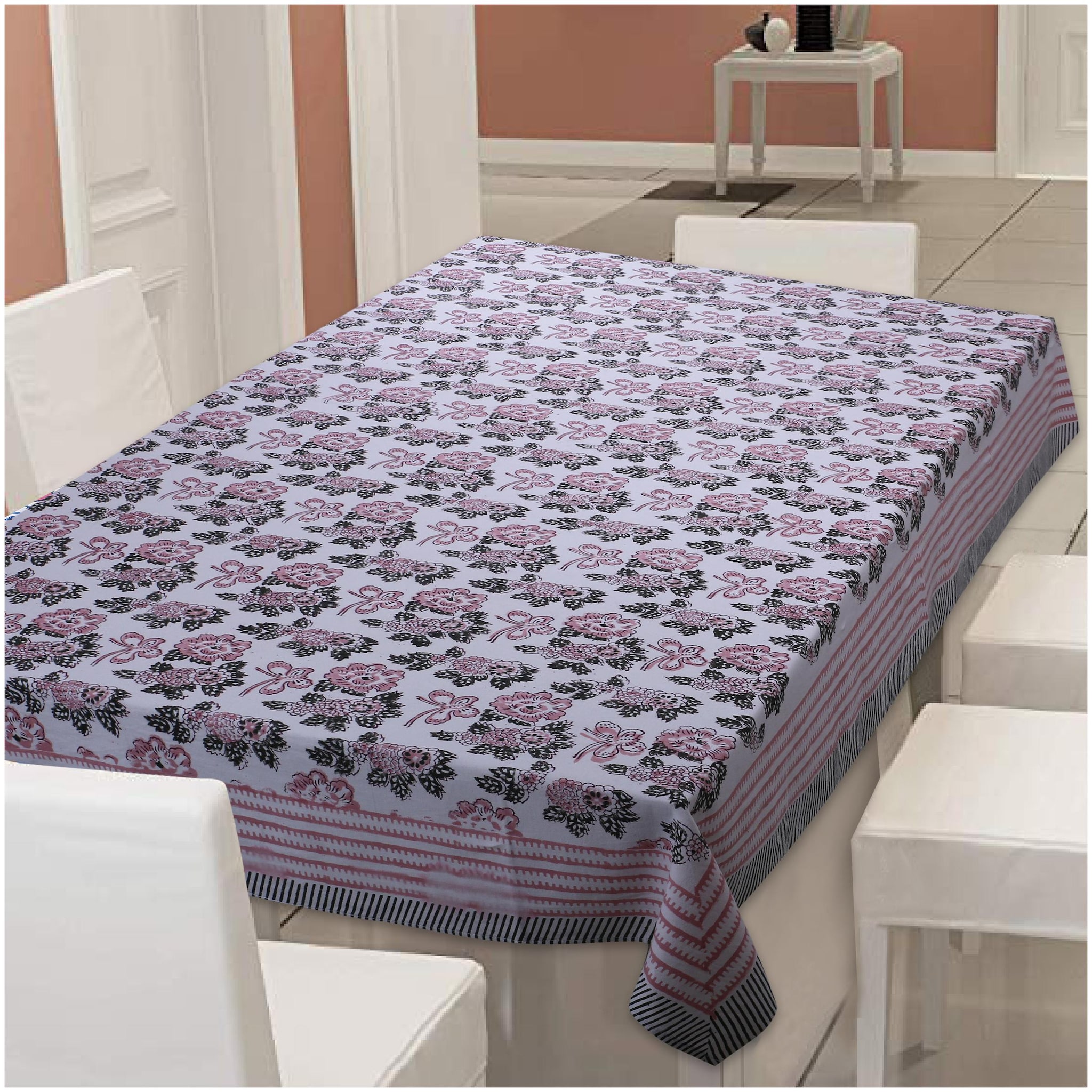 

Texstylers Cotton Canvas 200TC 6 Seater Table Cloth Cover