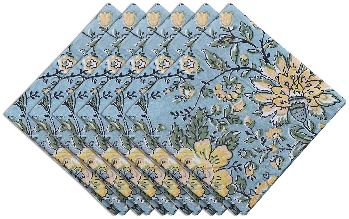 

TEXSTYLERS Regular Size Pack of 6 16x16 inch 100 Cotton Multipurpose Kitchen Napkin