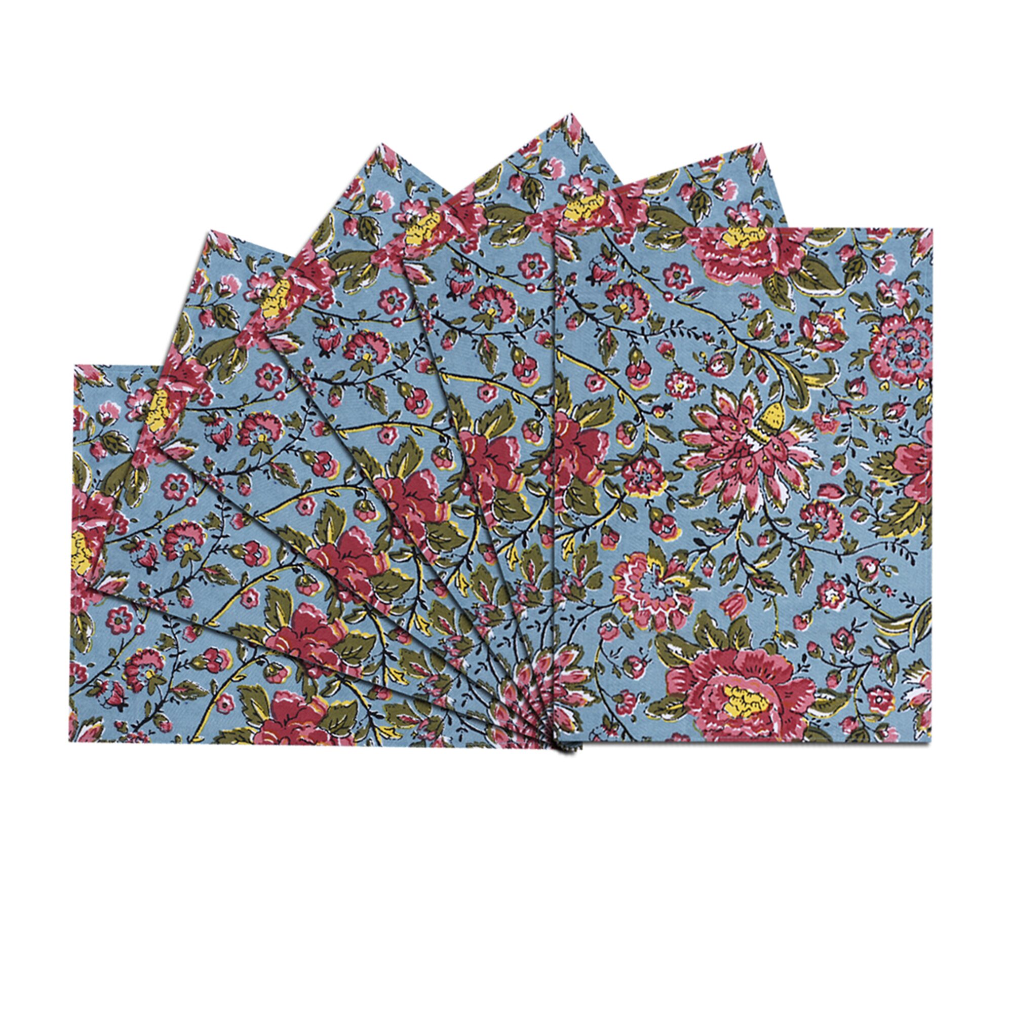 

Texstylers Washable 100 Cotton Tablemats Placemats Set of 6 Dining Table Place Mats for Kitchen